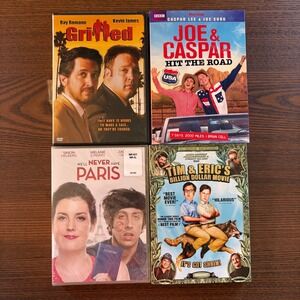 Comedy DVD Bundle Lot 4 Grilled Tim & Eric Joe & Caspar We'll Never Have Paris